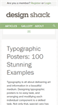 Mobile Screenshot of designshack.net