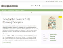 Tablet Screenshot of designshack.net